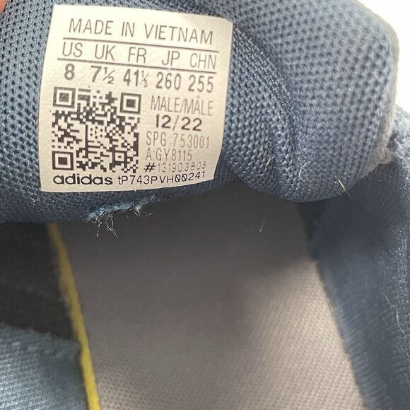 Adidas Daily 3.0 Mens Shoes Navy White Canvas Skateboarding GY8115 Size 8 - Picture 9 of 9